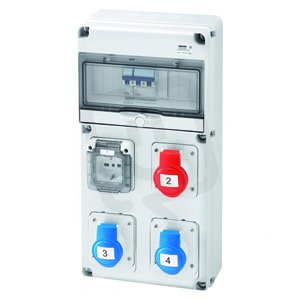 Q-DIN Rozvodnice kabelový, 10ASD, IP44 GEWISS GW68202N