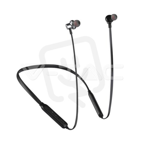 Headset Bluetooth 500mAh Black, VT-6166 V-TAC SKU7710