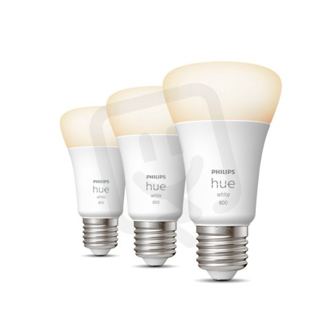 Philips Hue White LED žárovka 9W 800lm (60W) E27 (3ks)