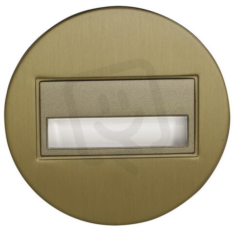 Světlo LED SONA kulaté pod omítku 14Vss IP44 ZLATÁ PATINA NEUTRÁLNÍ BÍLÁ