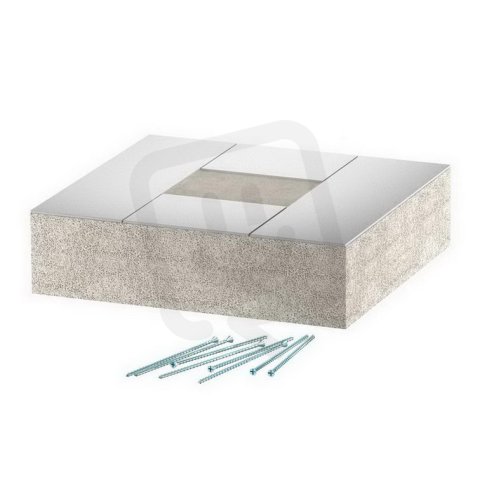 OBO PLCS E090810 Koncový díl kanálu pro PYROLINE Con 100x80 šedá