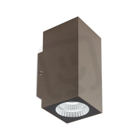 Nástěnné svítidlo QUAD AP LED COB 2X3W IP65 DB 3000K REDO 90089