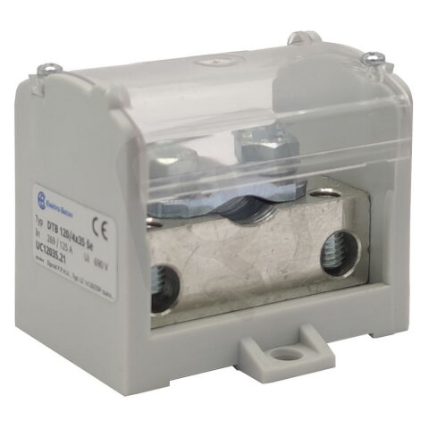 Stoupačková svorkovnice DTB 120/4x35 šedá ELEKTRO BEČOV UC12035.21