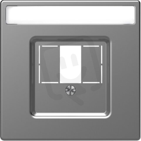 Centrální deska Merten D-Life  Stainless Steel SCHNEIDER MTN4250-6036