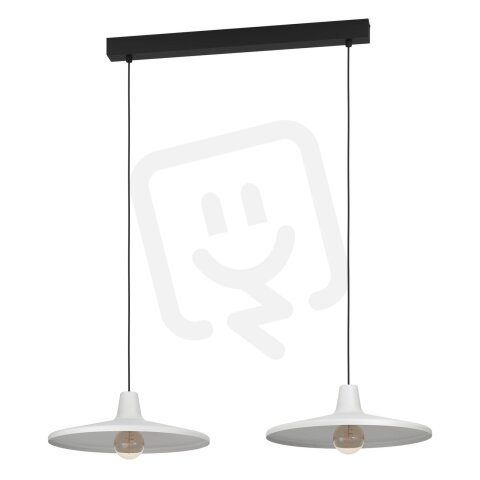 Závěsné svítidlo MINIERE E27 šedá/černá 2X40W EGLO 900834