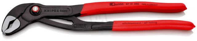 KNIPEX Cobra QuickSet Kleště na vodní čerpadla Hightech 300 mm 87 21 300 SB