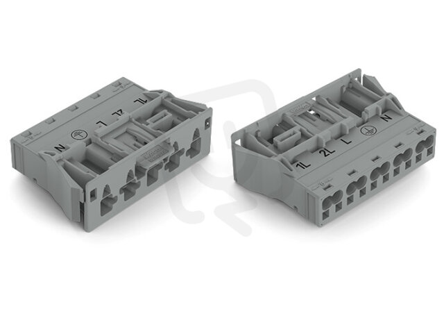 Zástrčka Snap-In 5pól. Kód. B šedá WAGO 770-755/064-000