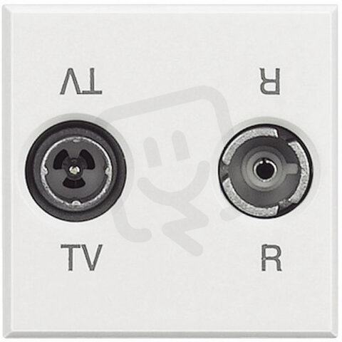 Legrand HD4213D BTAX ZÁSUVKA TV/RD 2M BÍLÁ