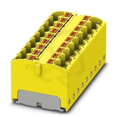 PTFIX 18X4 YE Blok rozvodek 3273840