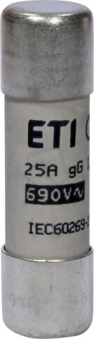 Válcová pojistka CH14 gG 25A/690V ETI 002651032