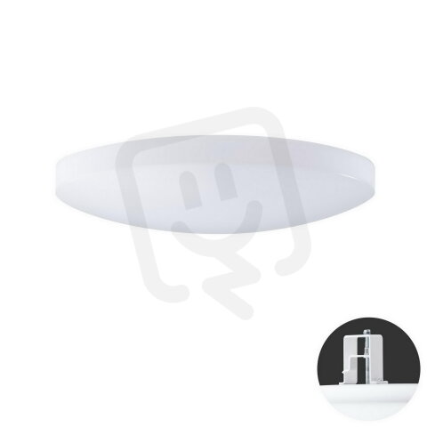 Vestavné LED svítidlo s plastovým stínidlem SAGITA V2 24W IP44 4K PIR bílá