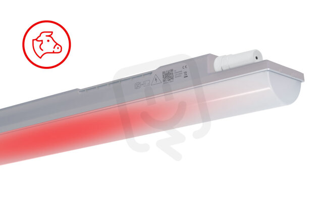 Průmyslové svítidlo INNOVA 1.5ft ABS 8000/840 RED 2x5P 47W IP66 TREVOS 107009