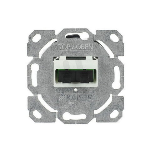 Zásuvka optická SC-Duplex, s kovovým třmenem, 0244/22-500 ABB 2CKA000230A0504