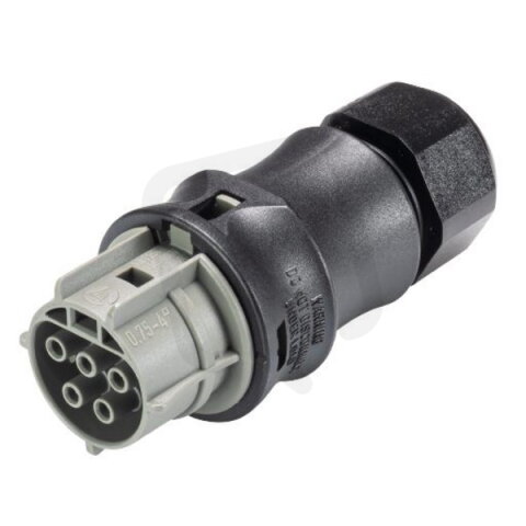 zásuvka na kabel gesis RST, 5-pól, průch