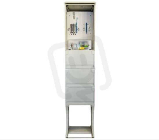 Rozvaděč ER212/NKP7P 63A QM (3f 1/2S,.FVE)UNI 1bod 1 el.měr HDO pilíř ESTA 11503