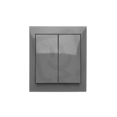 Spínač sériový 2 násobný (přístroj s kry