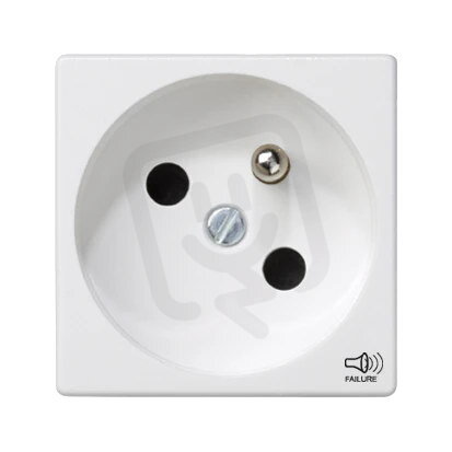 Zásuvka silová K45 (přístroj s krytem),