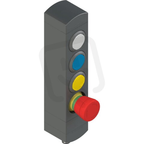 Ovládací jednotka BN 4 prvky (konfigurace A02) 1NO, Konektor M12,12 pólů, IP65