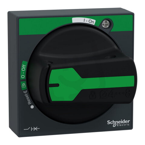 GVAPB65 Otočná rukojeť černá, TeSys Deca