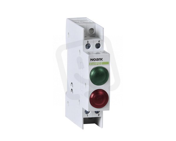 Světelné návěstí NOARK 102459 EX9PD2GR 6,3V AC/DC 1 zel. LED a 1 červená LED