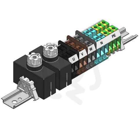 Stožárová výzbroj SV - A - 9.10.5/2 (dva nosiče pojistek) ELEKTRO BEČOV H421328