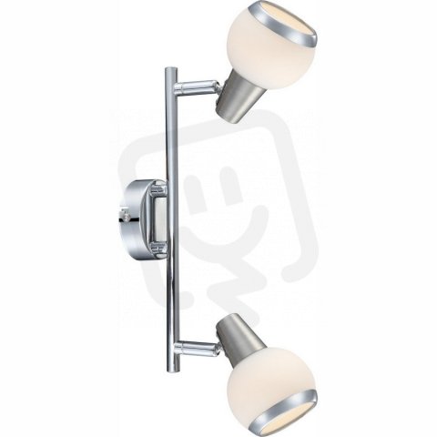 Bodové svítidlo KARDE chrom 2xE14 LED 3W 230V, 300lm, 3000K GLOBO 56038-2