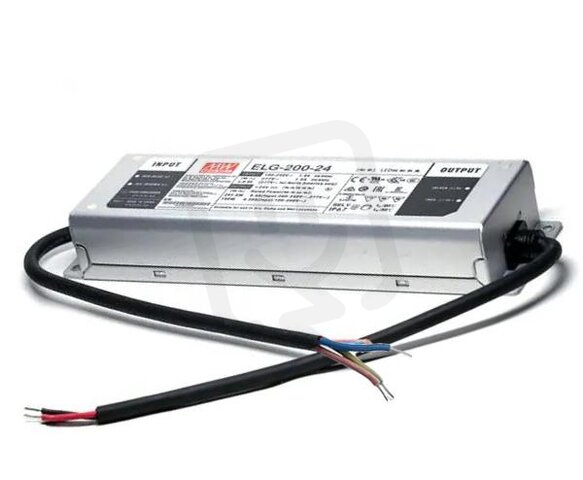 Napěťový zdroj pro LED 202W 24V 8,4A MEAN WELL ELG-200-24-3Y