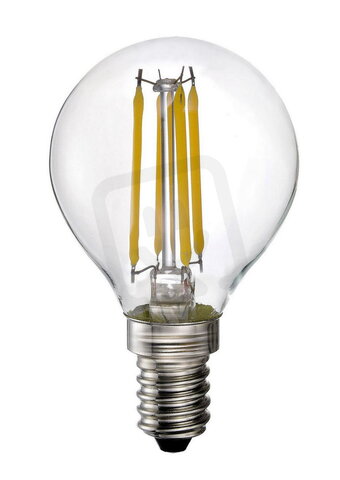 LED zdroj filament, G45, 4W, E14, 2700K, 470lm, EURAKLES WZ0021