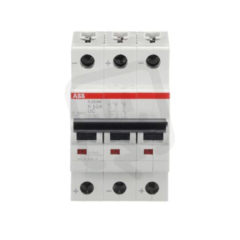 S203M-K50UC Jistič 3p 50A char. K ABB 2CDS273061R0577