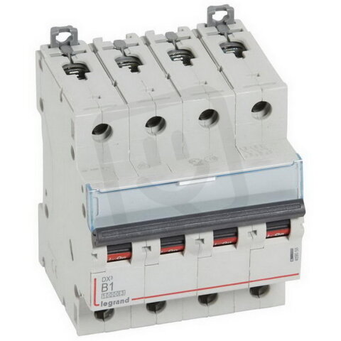 DX3 JISTIČ, 4 PÓLOVÝ, CHAR. B,1A 10000A/16KA LEGRAND 409058
