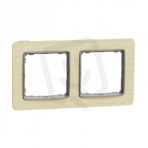 Sedna D/E Rámeček dvojnásobný, Bříza SCHNEIDER SDD380802