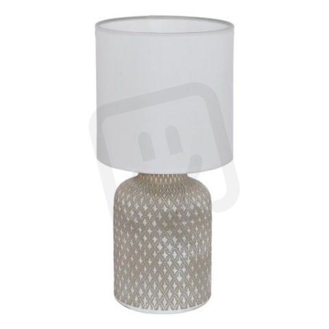 Stolní svítidlo BELLARIVA 1xE14 světle šedá/bílá 40W IP20 EGLO 97774