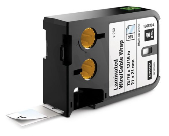 Dymo DYMO XTL 1868704 DYMO XTL ovíjecí kabel. štítky laminované, bílé