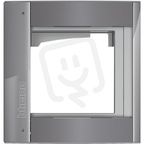 RÁMEČEK+ŠASÍ PRO 1MODULOVÝ PANEL SFERA, OCEL BTICINO 350213