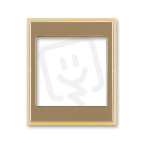 Kryt přístroj osvětlení s LED 5016E-A00070 25 kávová/led. opálová Element ABB