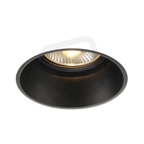 HORN-T, vestavné svítidlo, QPAR111, kulaté, černé, max. 75 W    SLV 113170