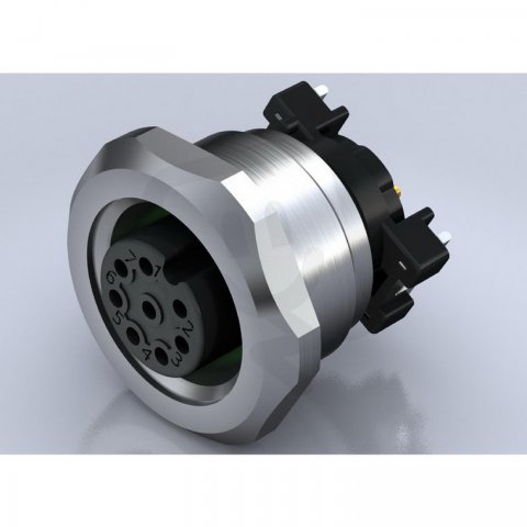 Kulatý zásuvný konektor SAIE-M12B-8-13/14SMT WEIDMÜLLER 2423080000