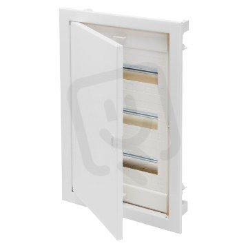 Rozvodnice pod omítku, 48M, IP40, kovový rám, kovová dvířka, GEWISS GW40154N