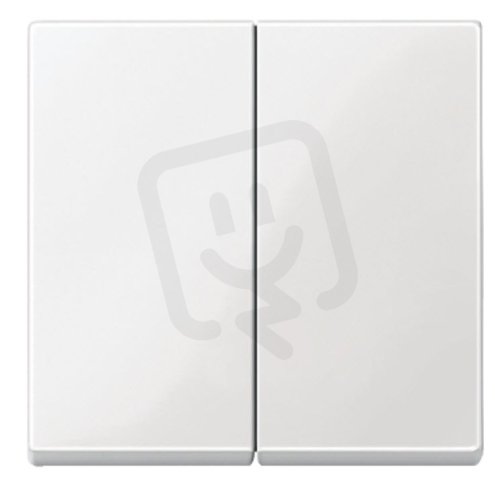 Merten Kryt spínače dvojitý, System M, Polar SCHNEIDER MTN432519