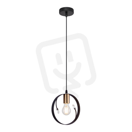 Závěsné svítidlo VIGO černá 1xE27, max. 60W 230V GLOBO 15346-1
