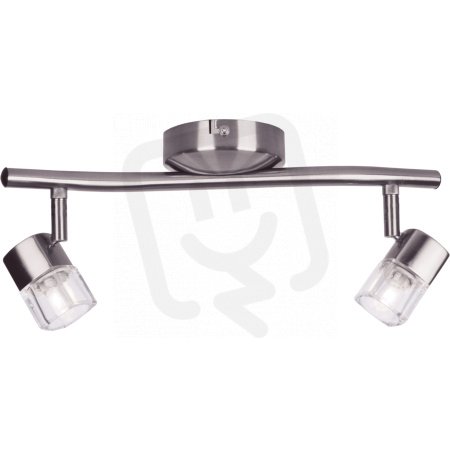 Stropní bodové svítidlo Samar 2 satina 2x40W IP20 G9 COMPOLUX 911552/75
