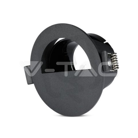 GU10 Fitting Half Circle Black + Black,