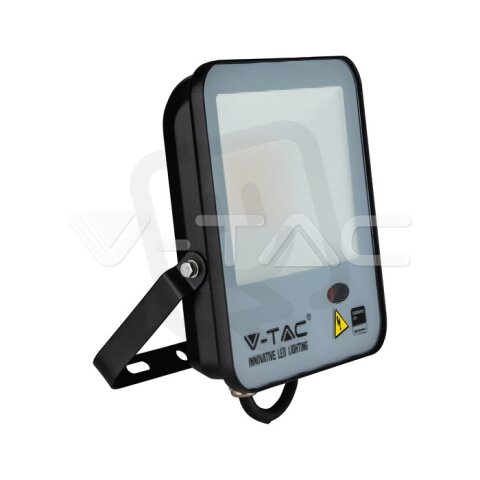 30W LED Sensor Day Light Floodlight SAMSUNG CHIP 100LM/W Black Body 3000K