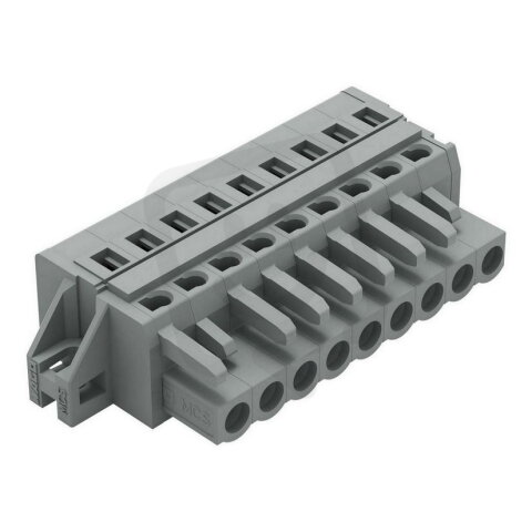 Pružinová svorka CAGE CLAMP 2,5mm2 šedá 9pól. WAGO 231-109/027-000