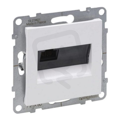 LEGRAND SUNO BÍLÁ DATOVÁ ZÁSUVKA JEDNODUCHÁ 1X RJ45 CAT.5E, UTP NESTÍNĚNNÁ, LCS3