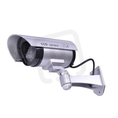 Maketa bezpečnostní kamery, na stěnu, LED dioda, 2 x AA SOLIGHT 1D40