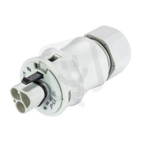 vidlice na kabel gesis RST, 3-pól, průchodka 6-10mm, šroubové svorky, šedá
