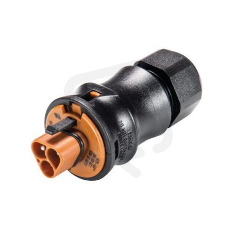 vidlice na kabel gesis RST, 3-pól, průchodka 10-14mm, šroubové svorky, hnědá