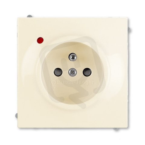 ABB 5599B-A0235772 Zásuvka 1násobná s ochraným kolíkem,s ochranou před přepětím