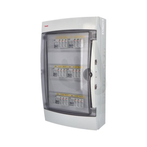 Fotovoltaická rozvodnice SolarBOX pro 6 stringů IP65, DC, 1000V FAMATEL fr032L